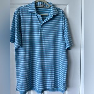Peter Millar polo shirt - golf shirt size large. Excellent condition.